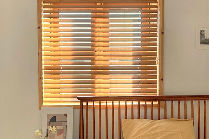 맞춤 체리쉬 우드 블라인드 원목 오동나무 5color