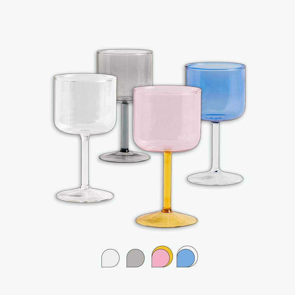 HAY 헤이 틴트 와인잔 2pcs 예쁜 디자인 유리 컵