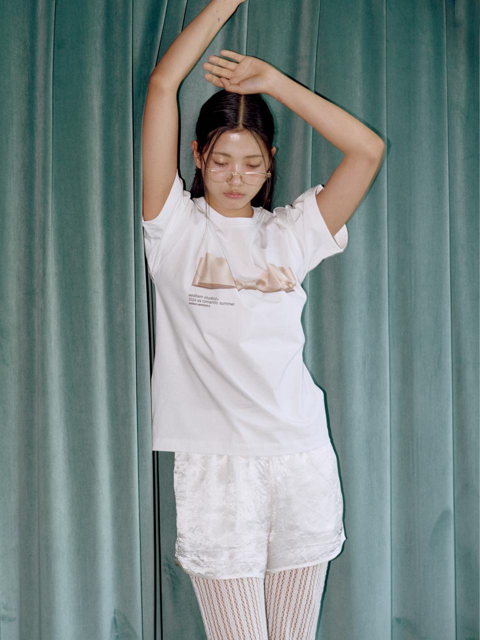 SLOP LOGO PATCH SHORTS(WHITE)