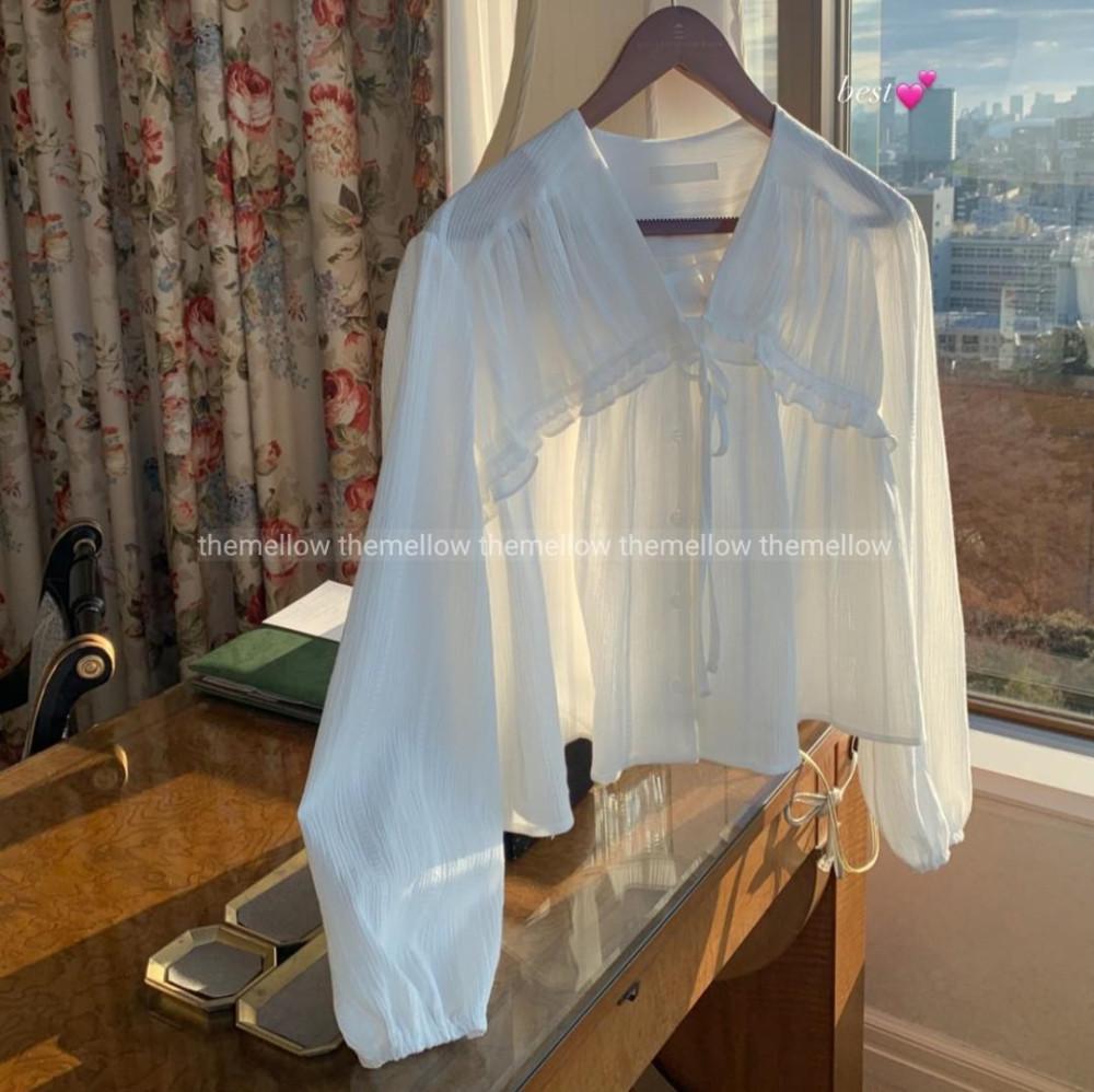 멜라운지 아델 요루 블라우스 mellounge