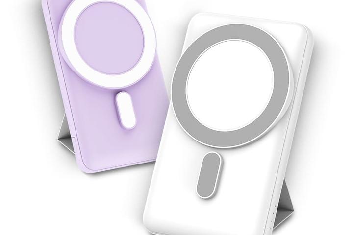 AL0303 거치형 맥세이프 보조배터리 고속 무선 충전기 15W 애플 호환 충전케이