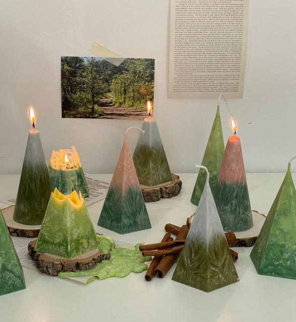 하우올리 포레스트캔들 천연소이오브제 CANDLE 인테리어 향초