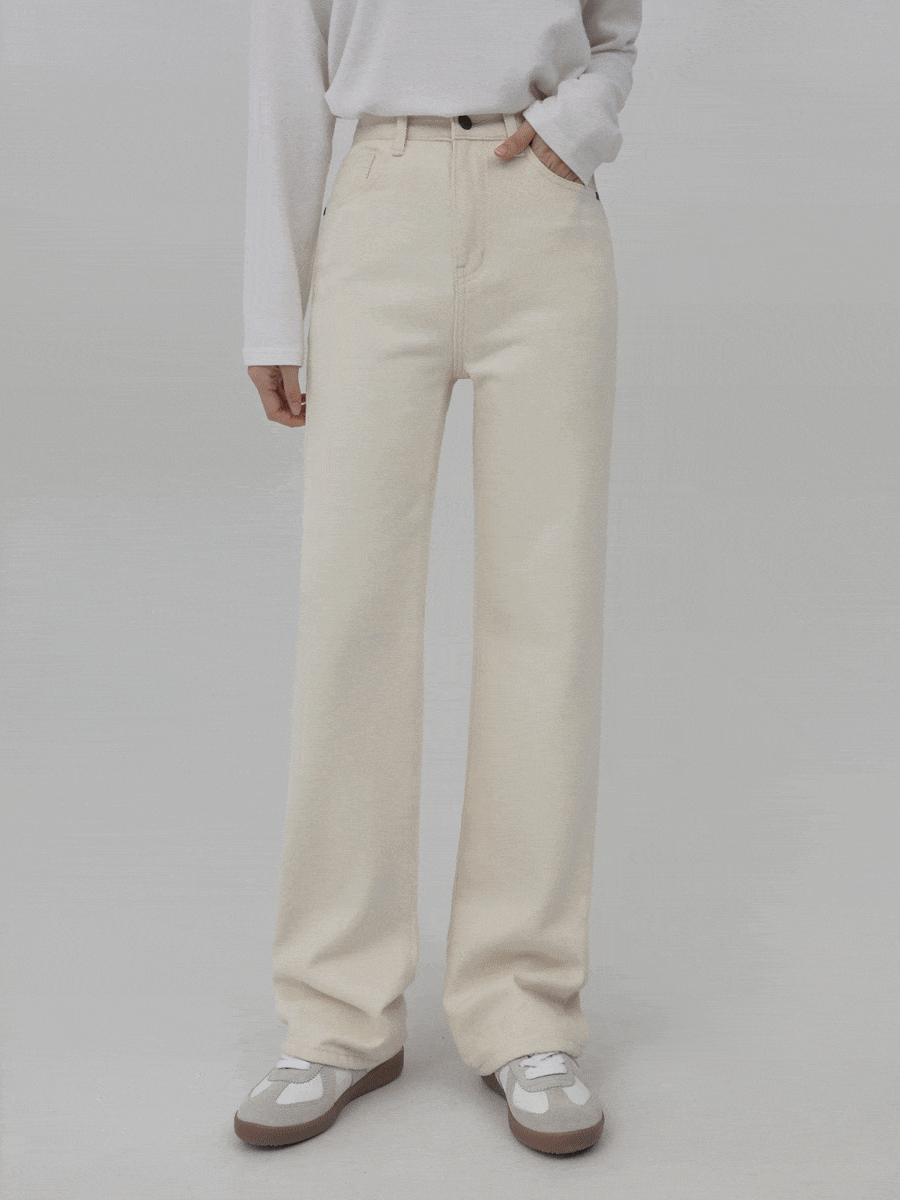 [150/160.ver] WIDE PANTS.006 -Wool cotton/3color/4size