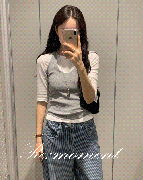 오디너리먼트 [뉴컬러 추가!/RE:MOMENT/아이보리 당일발송] made. 린지 홀터넥 나시 탑 5color! (트렌디룩/홀터넥/레이어드템/코디완성)