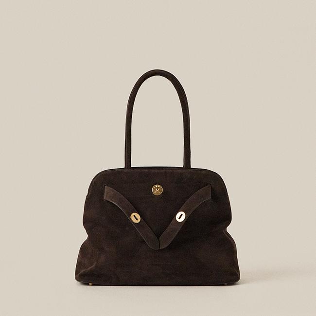 SHIMO SHOPPER BAG_ESPRESSO SUEDE