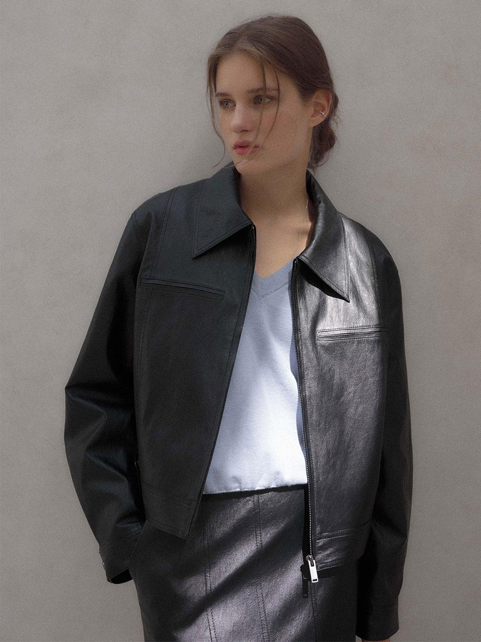 Faux Leather Jacket SL3AJ308-10