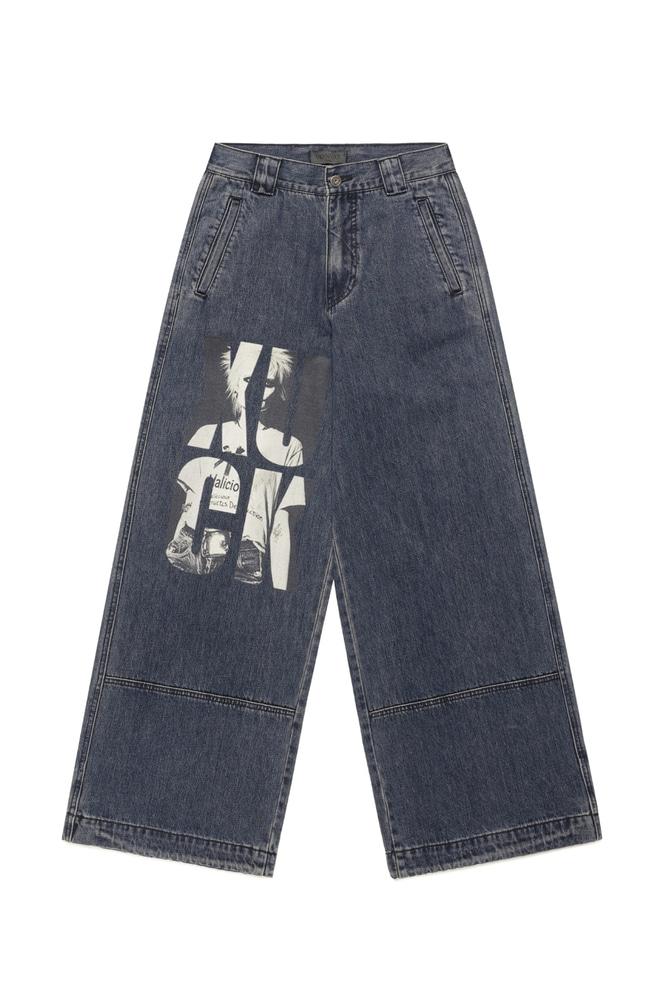 레베카 데님 팬츠 (오일 인디고)