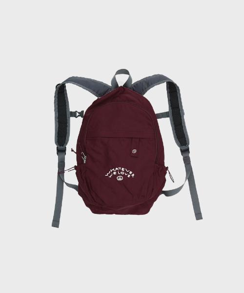 NYLON BACKPACK WE LOVE BURGUNDY