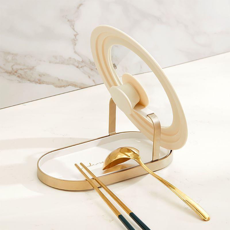 초대박만능샵 조리도구 국자 냄비뚜껑 받침대 거치대