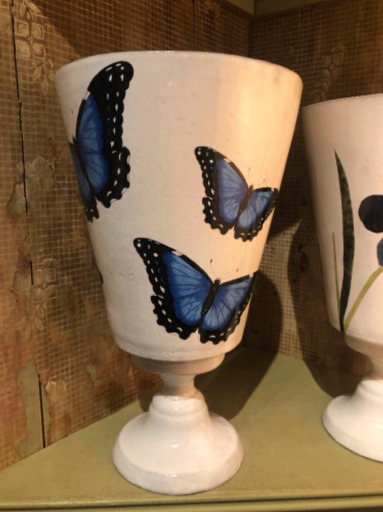 아스티에 드 빌라트 - 존데리앙 나비 화병 19 x 19 x 31cm /ASTIER de VILLATTE - John Derian Vase VSEJHN30