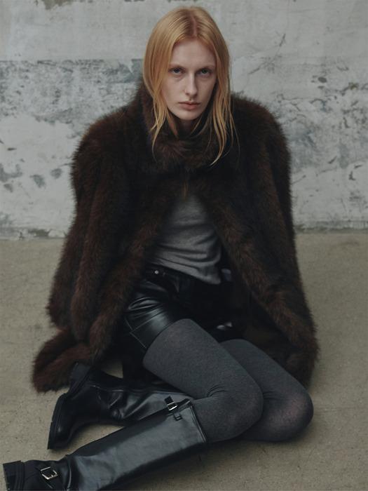 소프트 퍼자켓_Brown