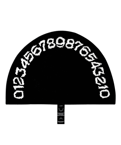 로우바이브 넘버링 발매트 (블랙)