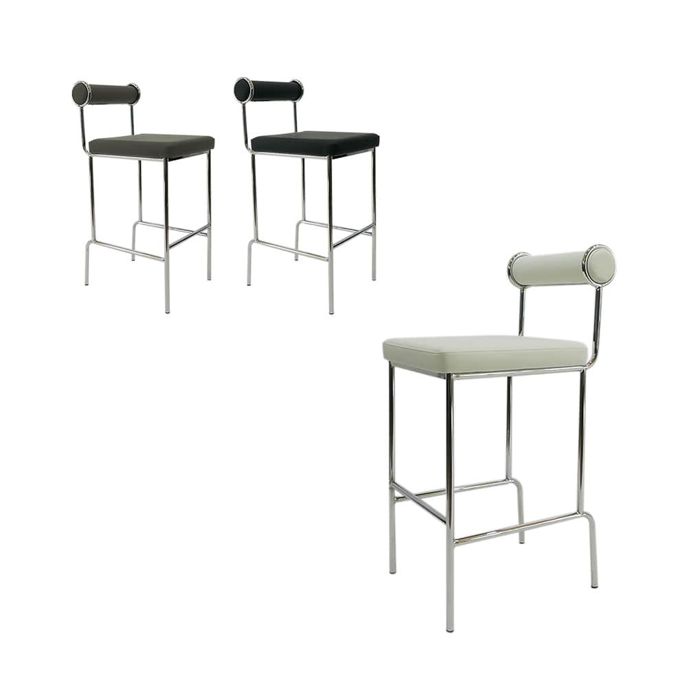 브롱코빠 | 카페의자 인테리어의자 디자인의자 PU 철재 바텐의자 피카소가구 | P9573 | BD285