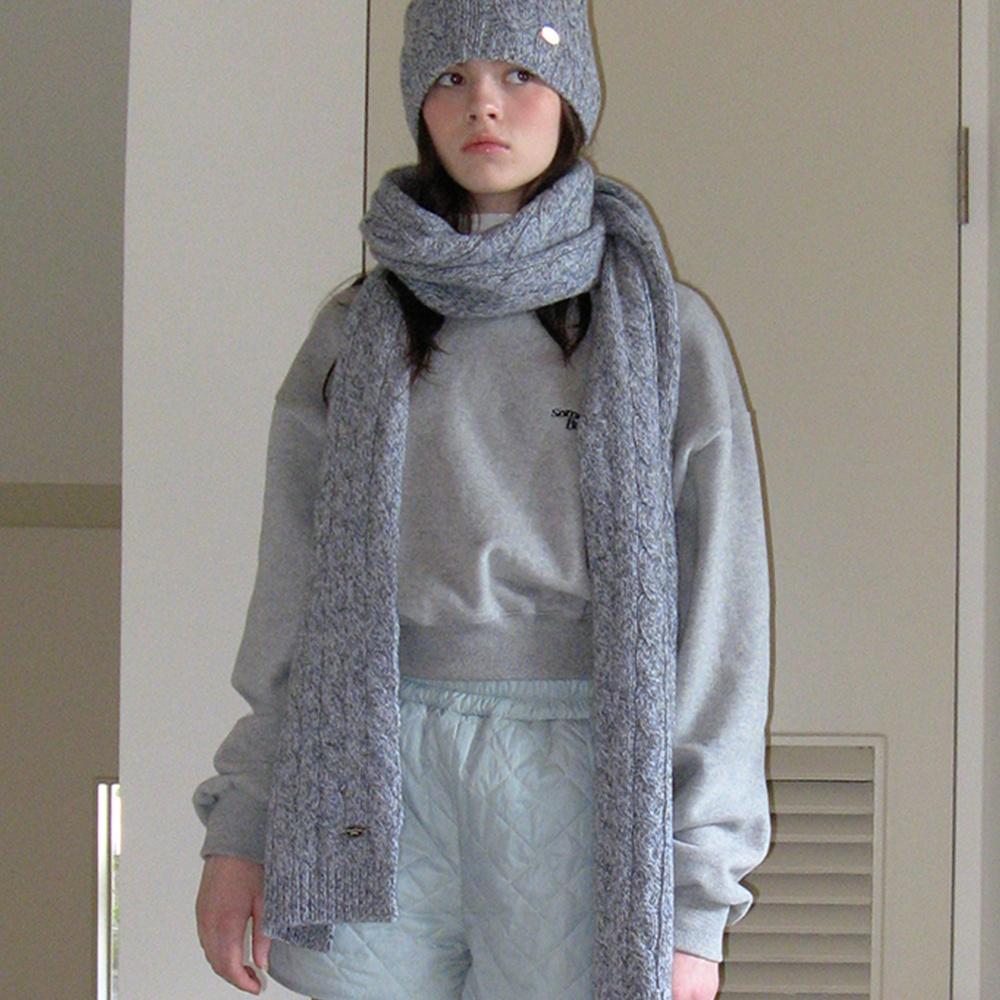 pendant cable muffler - mix grey