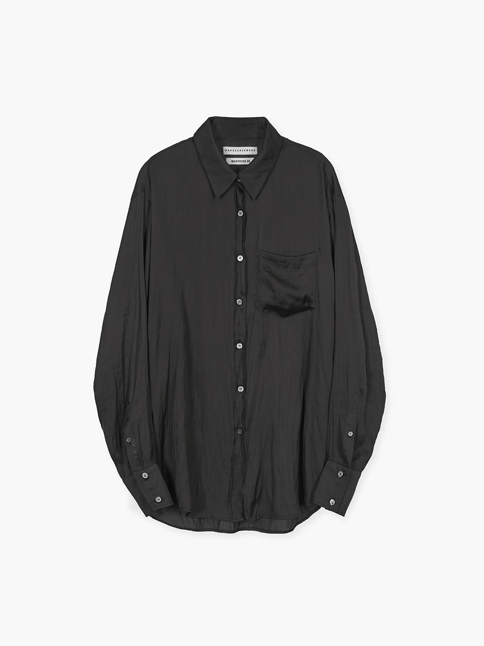 SILKY SHIRT_black