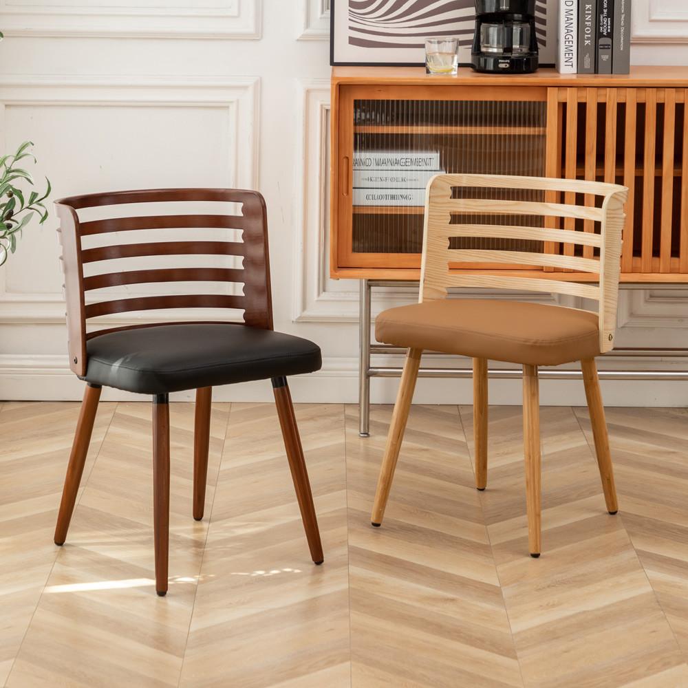 C4630 스페이스 체어 가죽 목재 레스토랑 카페 업소용 인테리어 의자 디자인 식탁