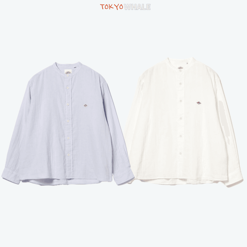 단톤 x 빔즈 노카라 셔츠 2색상 Ray BEAMS 별주