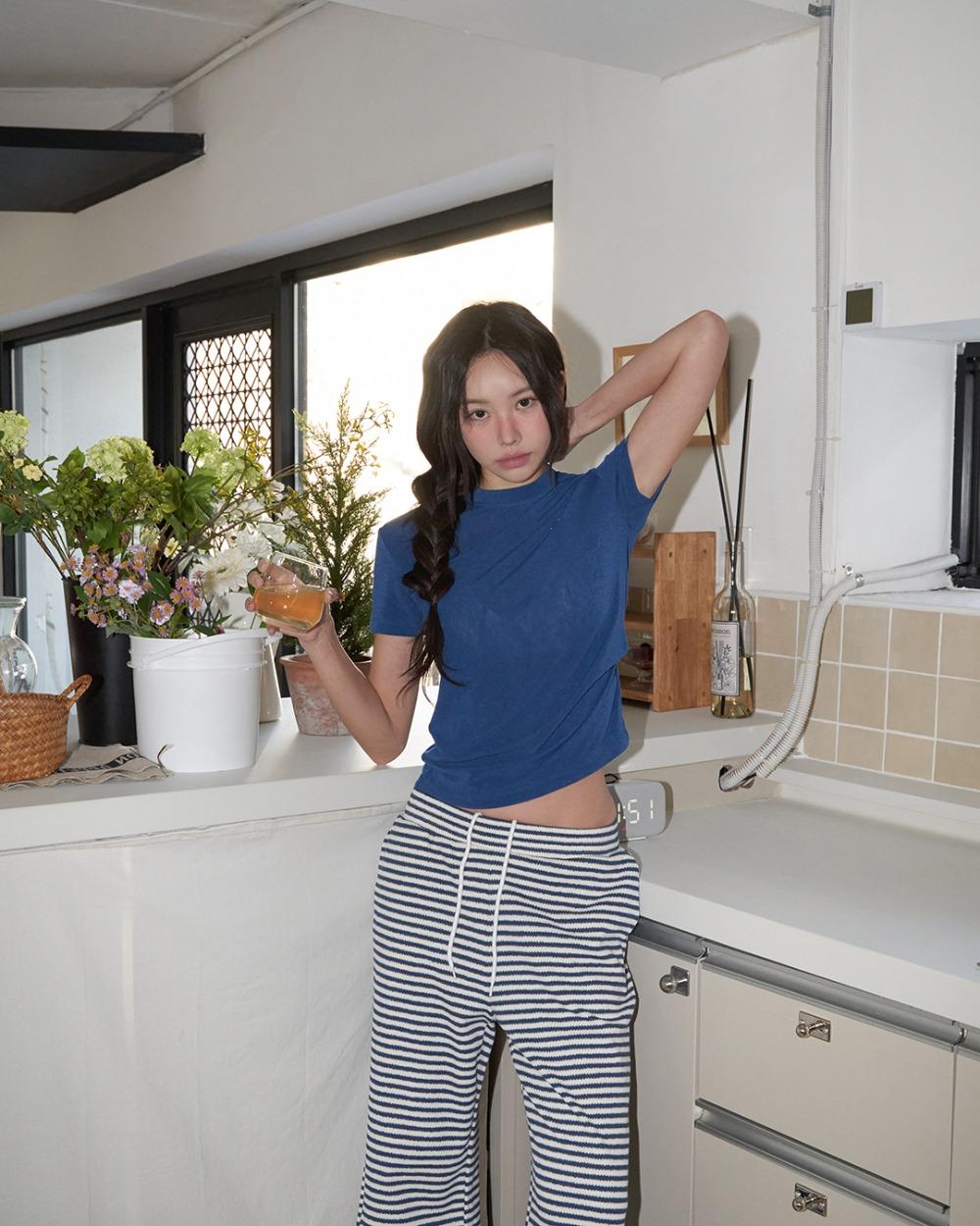 25SS talk mini lettering short sleeve t-shirt