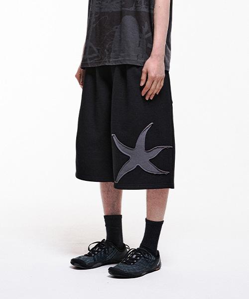 더콜디스트모먼트(THE COLDEST MOMENT)  TCM starfish half sweat pants (black) - 사이즈 & 후기 | 무신사