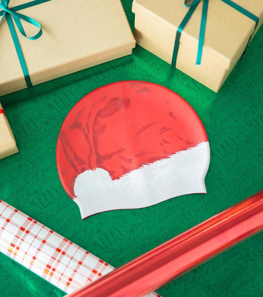 스포티 한정판 졸리 캡 실리콘 수영모자 산타 수모 그래니 스웨터 크리스마스 에디션 Spoti Jolly Cap Silicone Swim Cap 성인/주니어 홀리데이 에디션