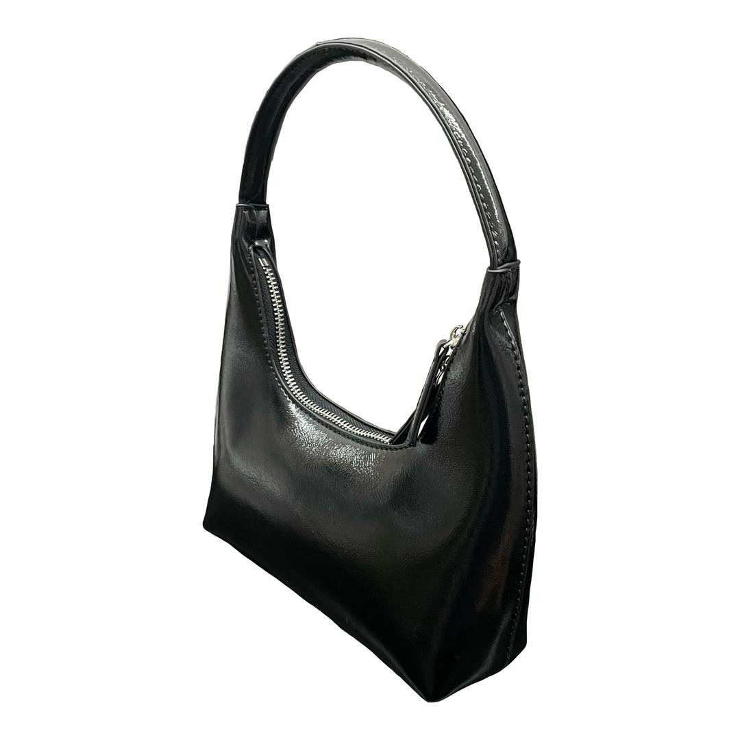 Glossy hobo bag