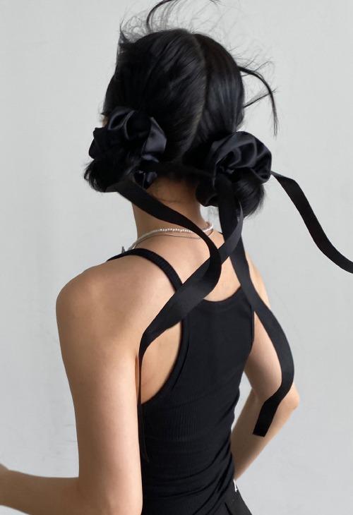 satin strap scrunchie