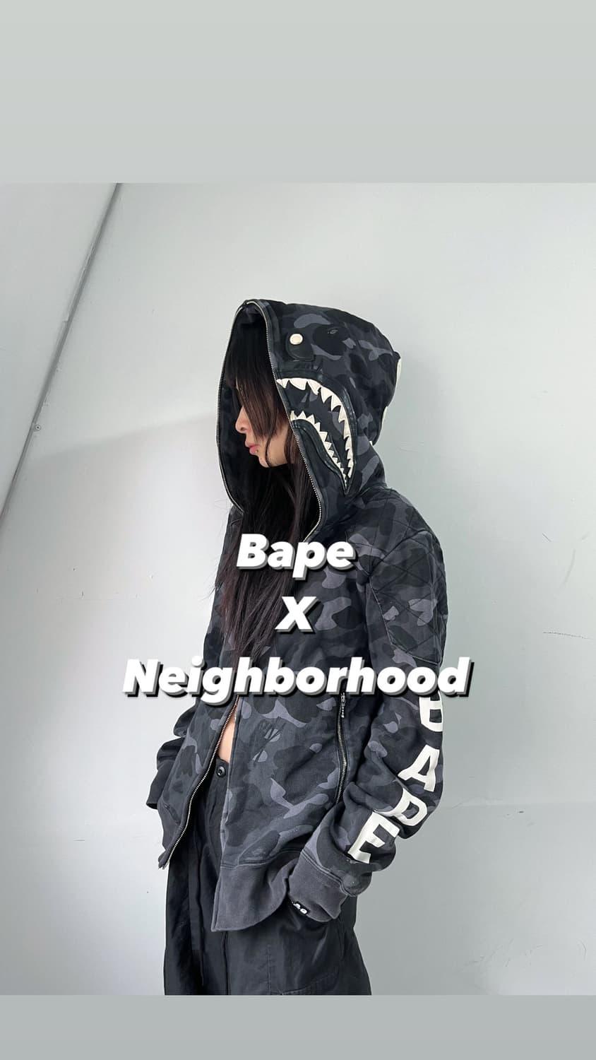 베이프x네이버후드 샤크 후드집업 | 후루츠패밀리