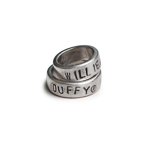 Custom Stamp Ring (Thick ver.) (실버925) (핸드메이드)