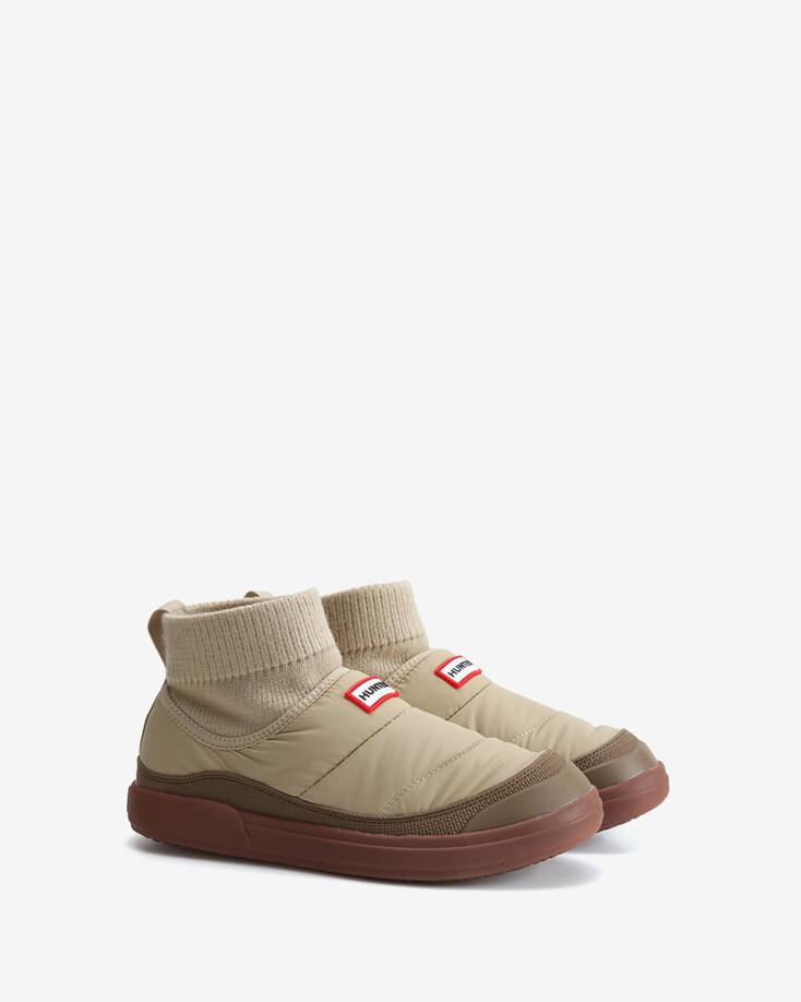 [WOMEN] 인앤아웃 푸퍼 니트 커프 부츠 - 토프/브라운 WFS2265RENTPB