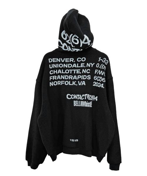 리버스 엠브. 헤비 웨이트 후디_BK