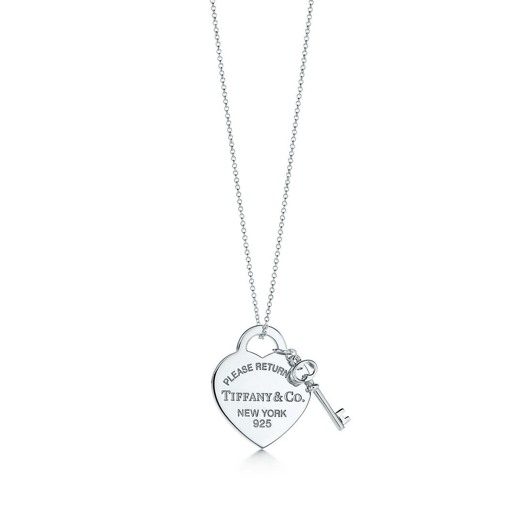 Return to Tiffany® Heart Tag with Key Pendant