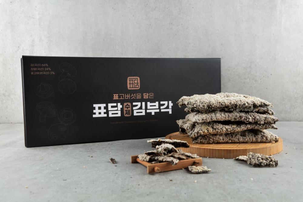 표담 김부각(5개입 선물세트)/표고버섯을 담은 수제 찹쌀 김부각/맥주안주 어린이간식