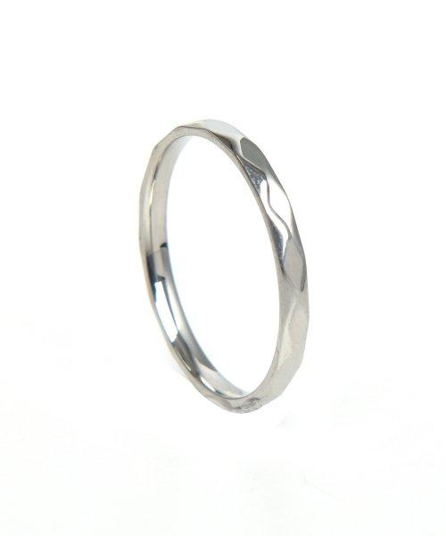 BAT401 [surgical steel]Cutting simple layered Ring