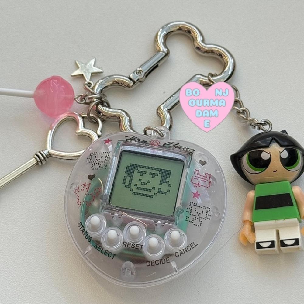 다마고치 키링 파워퍼프걸 백참 3type