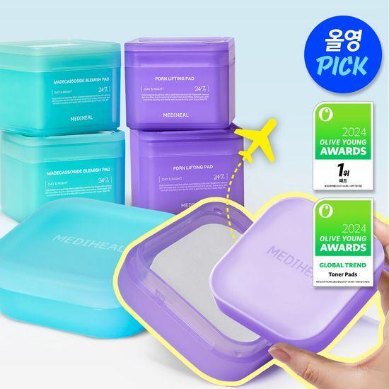 [휴대용케이스 증정] 메디힐 네모패드 100+100매 한정기획 (마데카소사이드, PDRN)