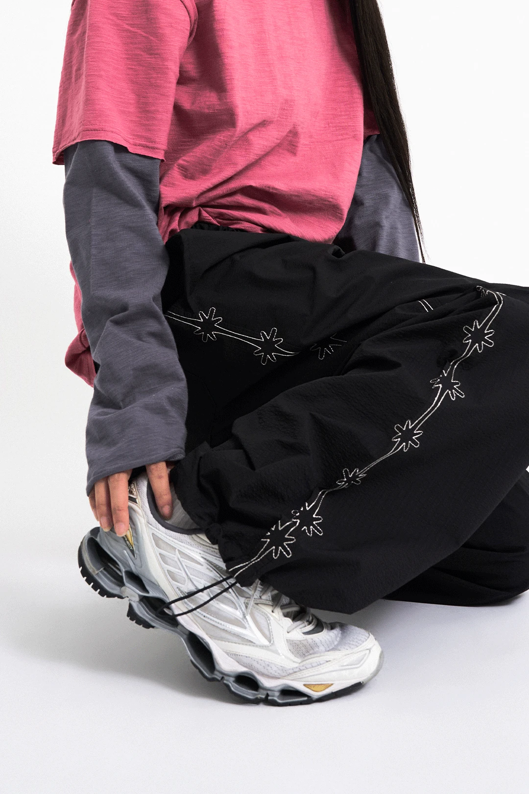 선데이 사이드 라인 나일론 팬츠