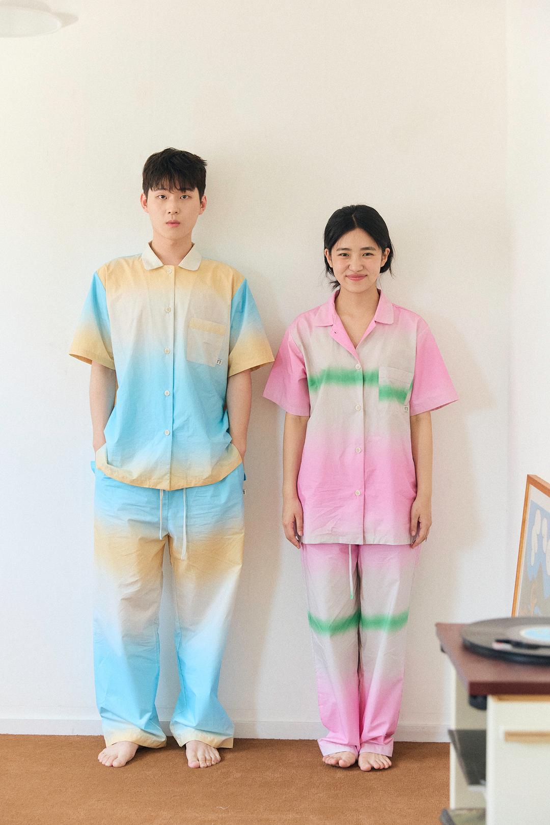 SUMMER DANCE PAJAMA SET 2color 반팔+반바지
