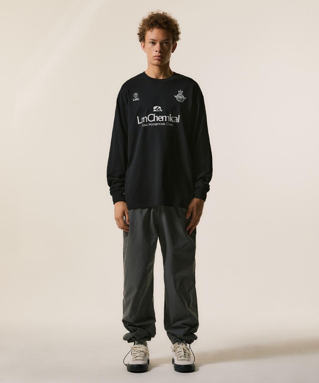 CHEMICAL SOCCER LONG SLV TEE black