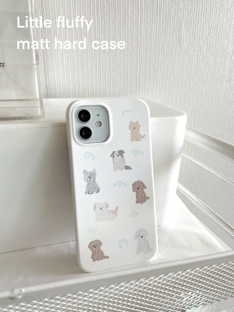 Little fluffy matt hard case / 무광 하드 케이스 Z-flip 제트플립 케이스