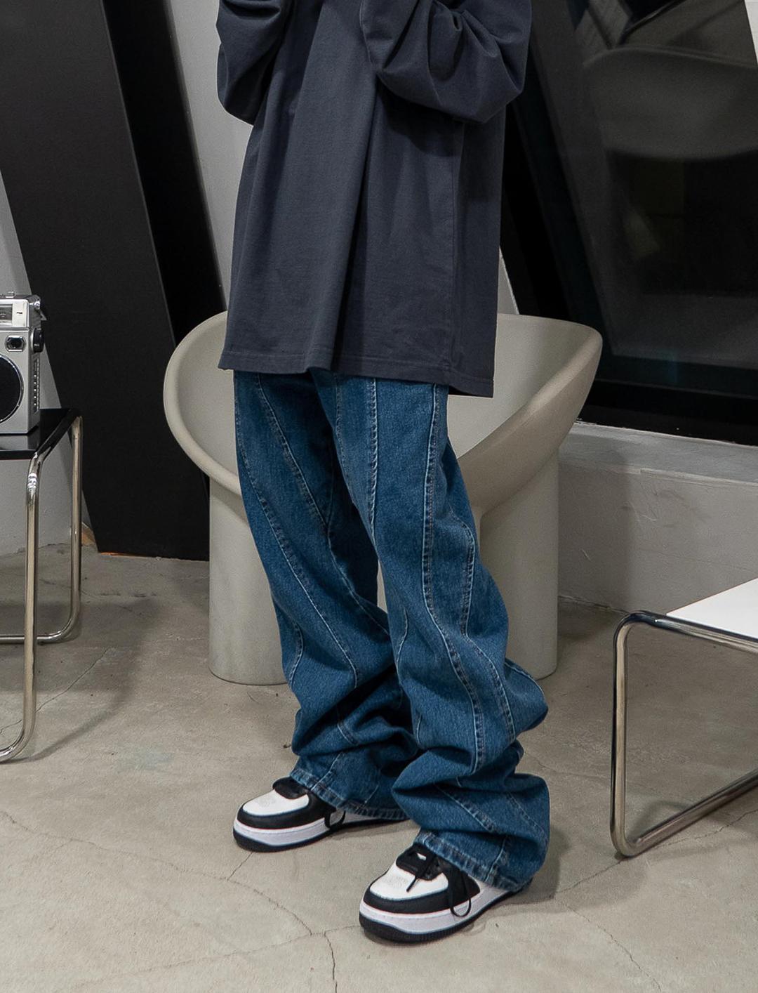 [unisex] 스크류 데님