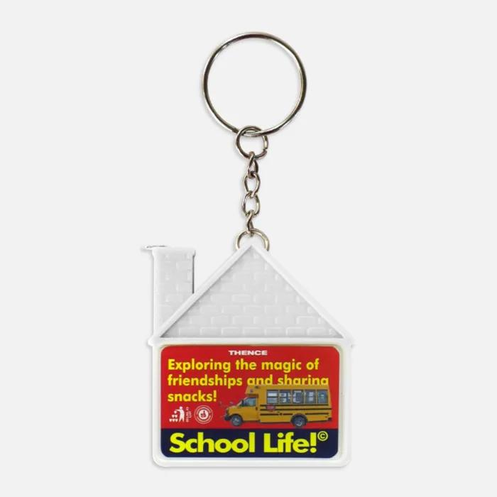 House-shaped Ruler Key Holder_White