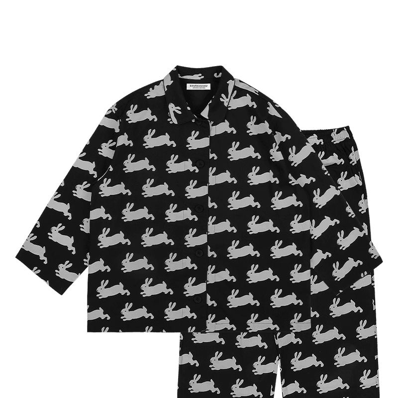 Plain Happy Bunny Pajama Set 플레인 해피 버니 파자마 세트