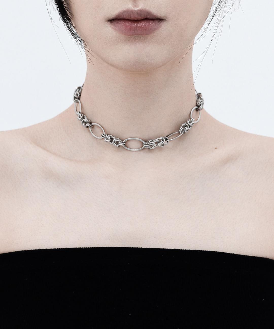 일립스 써클 체인 네크리스