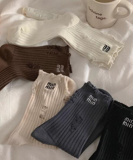 (1+1) 빈티지 니트 양말 6color
