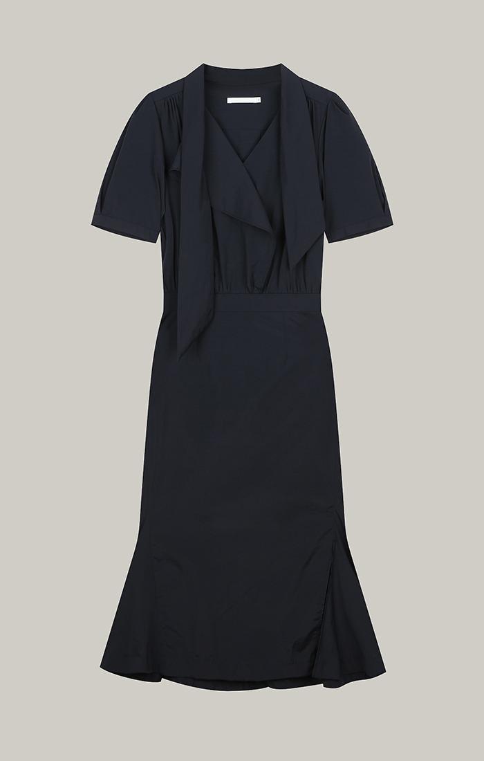 [꼬민지 pick 선공개][5.27 예약발송]  퍼시 타이 슬릿 원피스 - 네이비