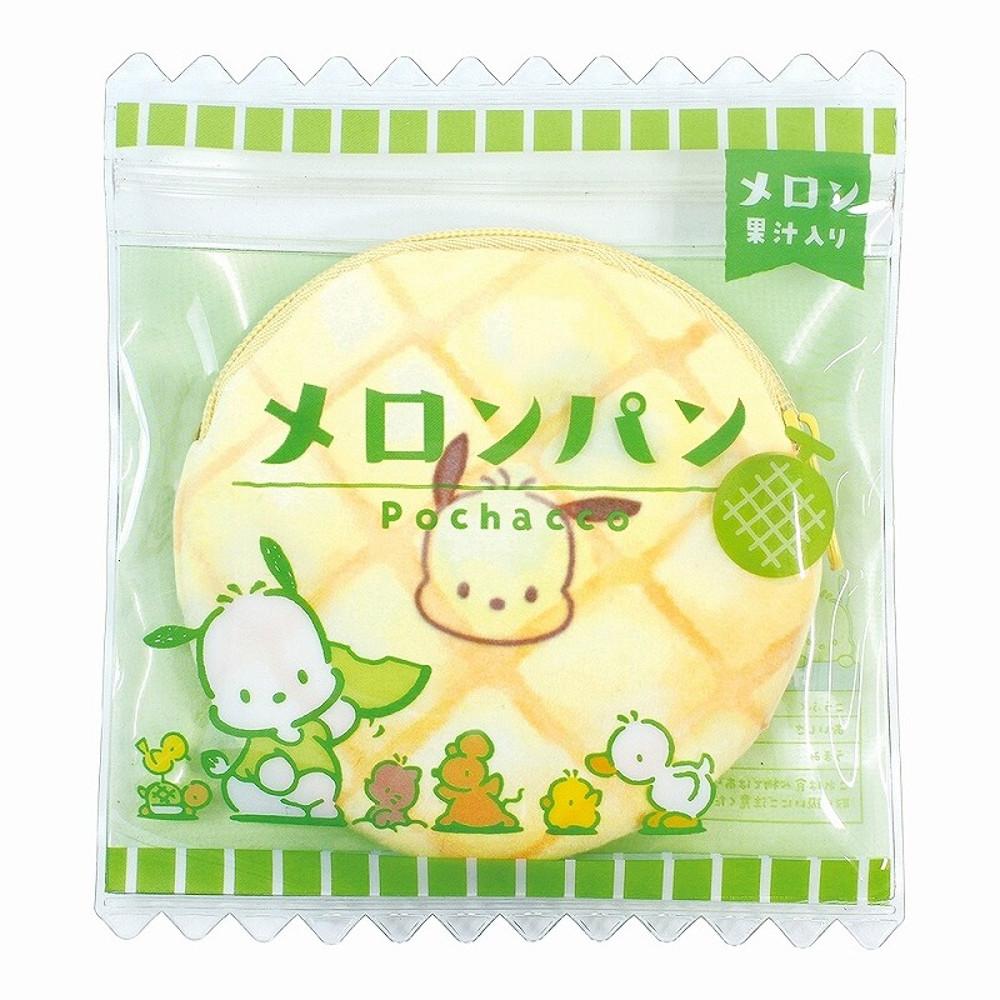산리오 캐릭터즈 레트로 빵 시리즈 파우치 / 포챠코 메론빵