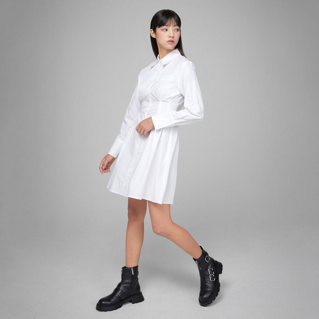 미니 코튼 셔츠 원피스 MIWOWD901C