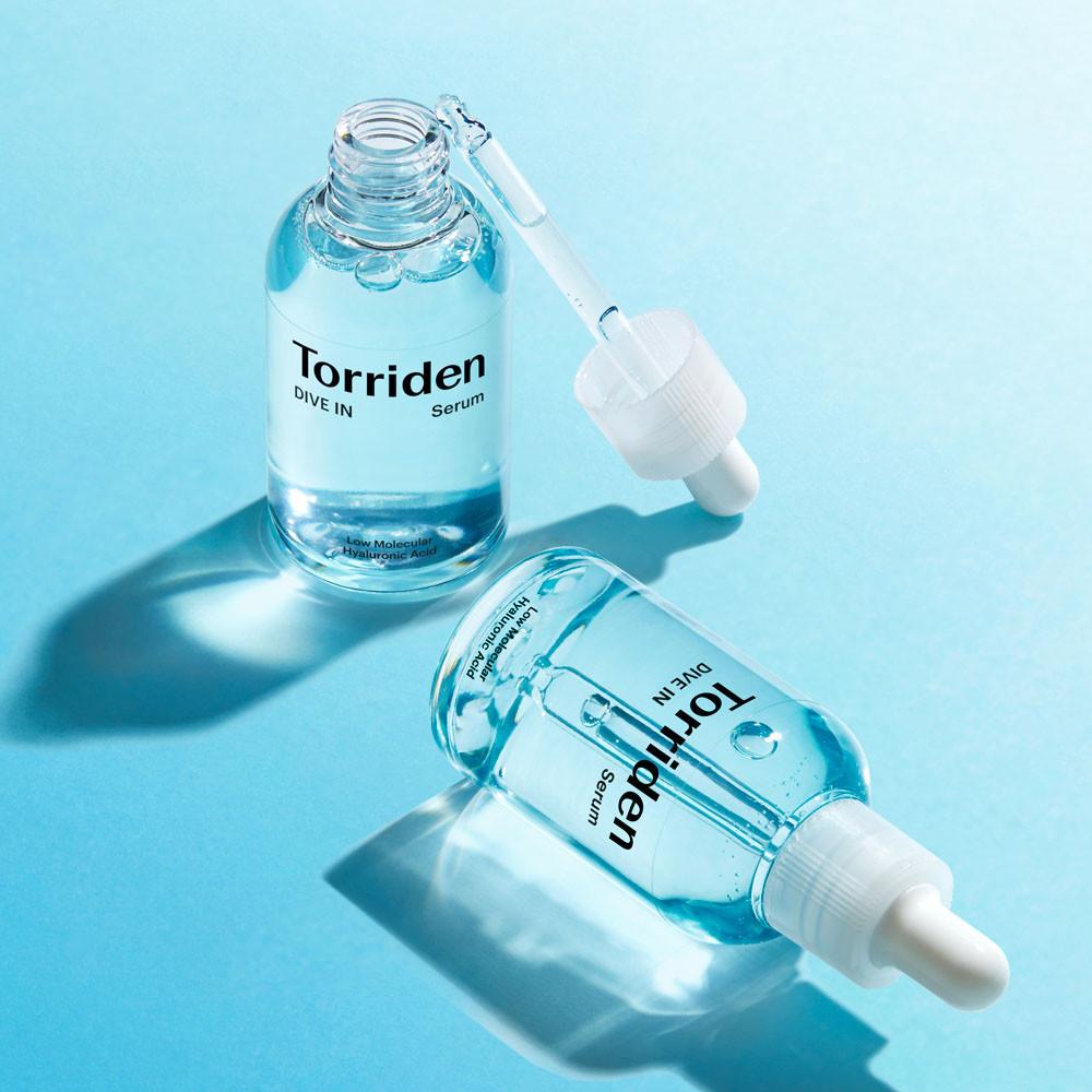 [증정] [2종세트] 토리든 다이브인 저분자 히알루론산 세럼 50ml + 40ml (+쇼핑백+다이브인 마스크 1매+무기자차 선크림 20ml )