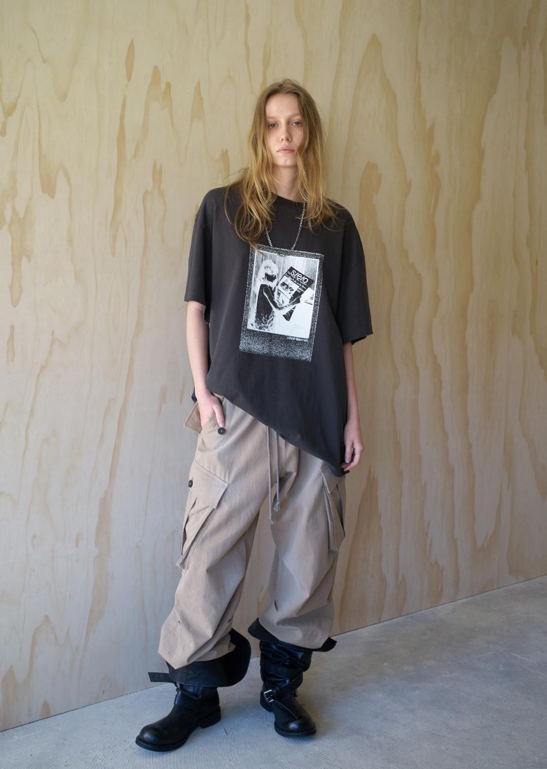 WASHED LIGHT COTTON M-65 PANTS BEIGE