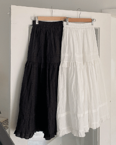 소솔마켓 [발레코어] 샤롯 발레 캉캉 프릴 롱스커트